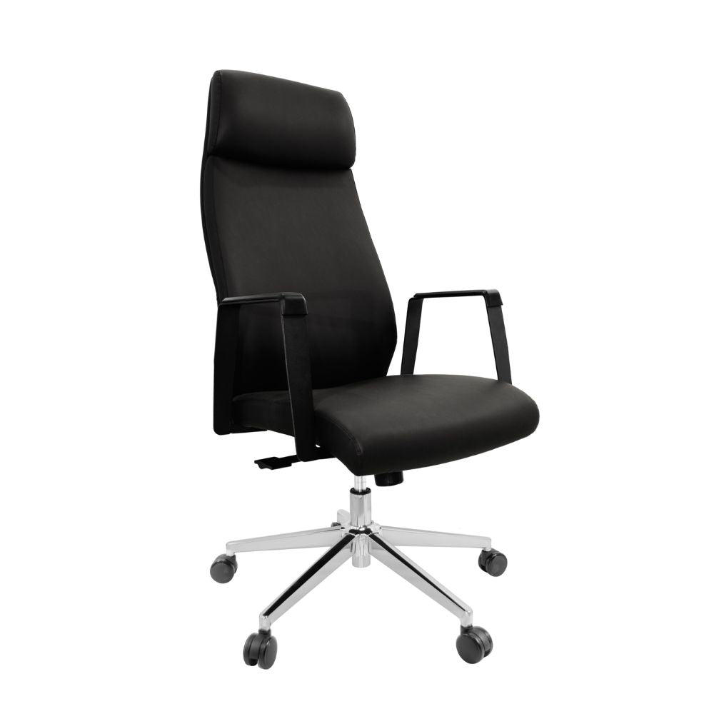 Swivel Chair Black Wincrest Bonded Leather Managers Chair Staples