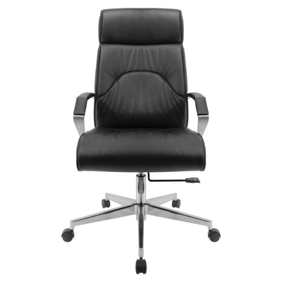 SILLA NOGAL BEAT E-2001 | Silla Directiva | Asiento Hule Espuma | Respaldo Hule Espuma | Cabecera Hule Espuma | Tapiz Vinipiel | Base Metálica | Interior - E-2001 - GERSA - NOGAL BEAT - Sillas de oficina