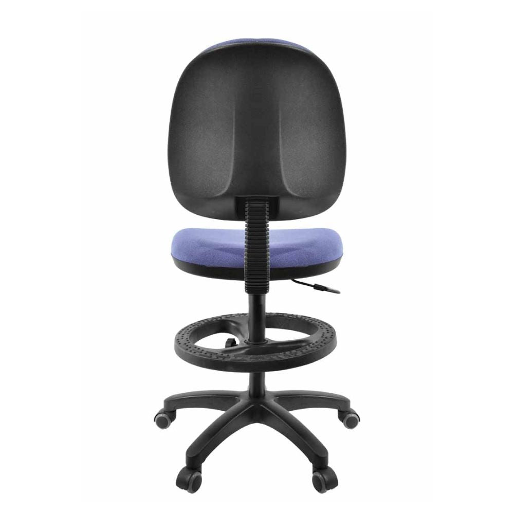 SILLA NOGAL BEAT E-21086 | Silla Operativa | Asiento Respaldo Hule Espuma | Base Nylon | Aro Nylon | Pistón Cajero | Tapiz Tela Vinipiel | Interior - E-21086 - GERSA - NOGAL BEAT - Sillas para oficina