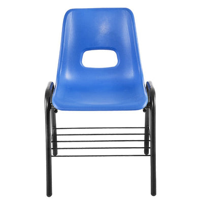 SILLA NOGAL BEAT PL - 13 | Silla Escolar para Instituciones | Estructura Tubular Pintada | Polipropileno | Interior - PL - 13 - ALBAR - NOGAL BEAT - silla