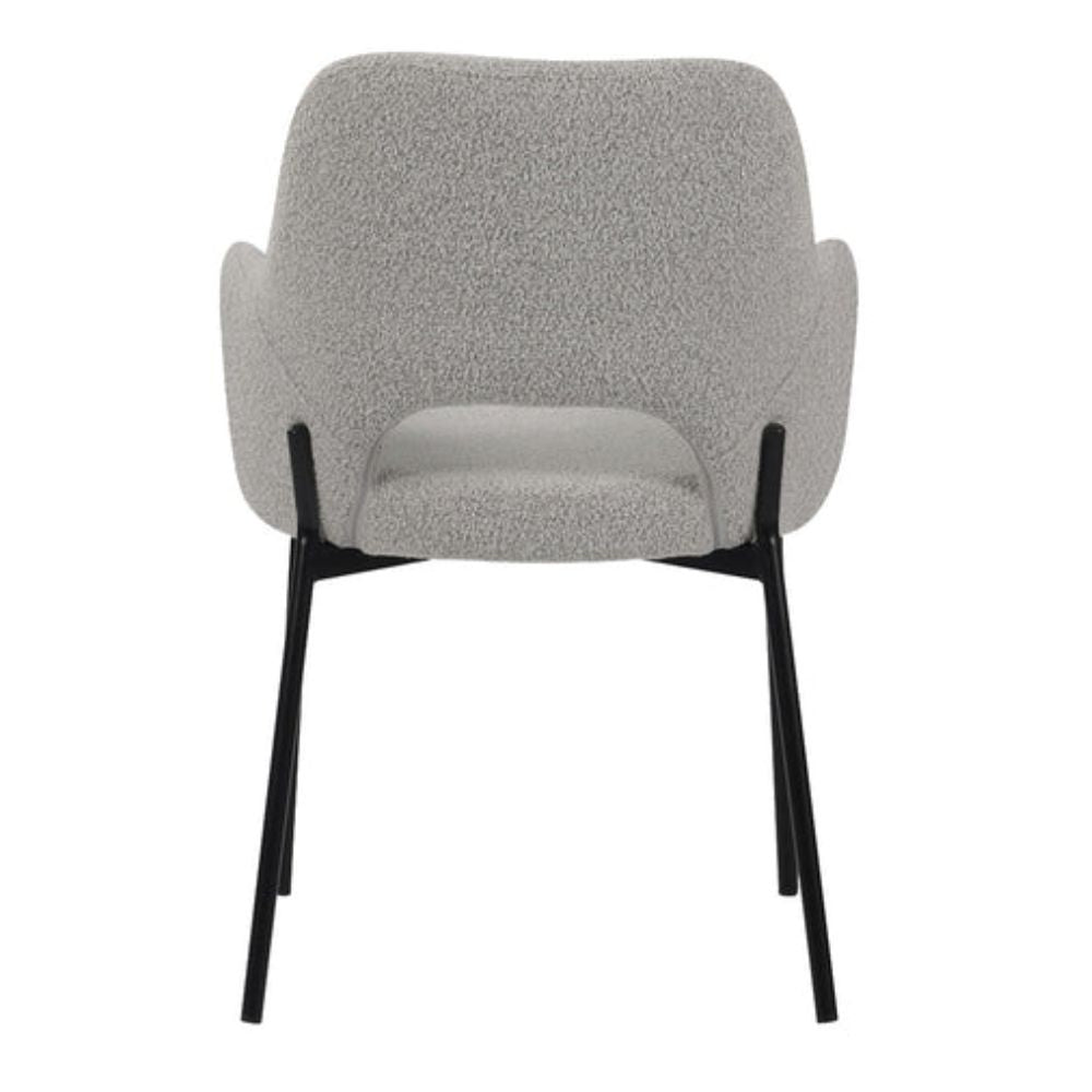 SILLA NOGAL BEAT SILL0904840 3038 SHCOLA | Silla de Comedor | Patas Revestidas Negro Mate | 4 Puntas | Tapizado | Interior - SILL0904840 - Mundo In - NOGAL BEAT - Sillas