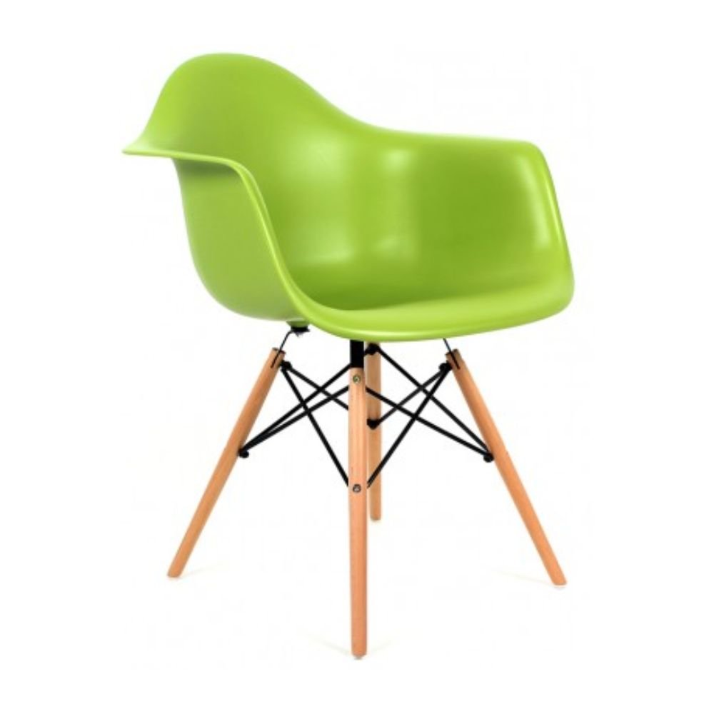 SILLA NOGAL BEAT SILLA BERLIN CON BRAZO P/MADERA | Silla Ocasional Casual Decorativa Vestíbulo | Base 4 Puntas | Madera | Polipropileno | Varios Colores | Interior - SILLA BERLIN CON BRAZO P/MADERA - MDO - NOGAL BEAT - Sillas