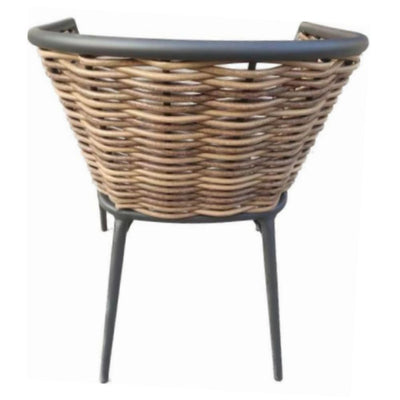 SILLA NOGAL BEAT SILLA TULUM | Silla uso Aire Libre Terraza Patio Balcón Residencial | Gris | Exterior - SILLA TULUM - MDO - NOGAL BEAT - Sillas