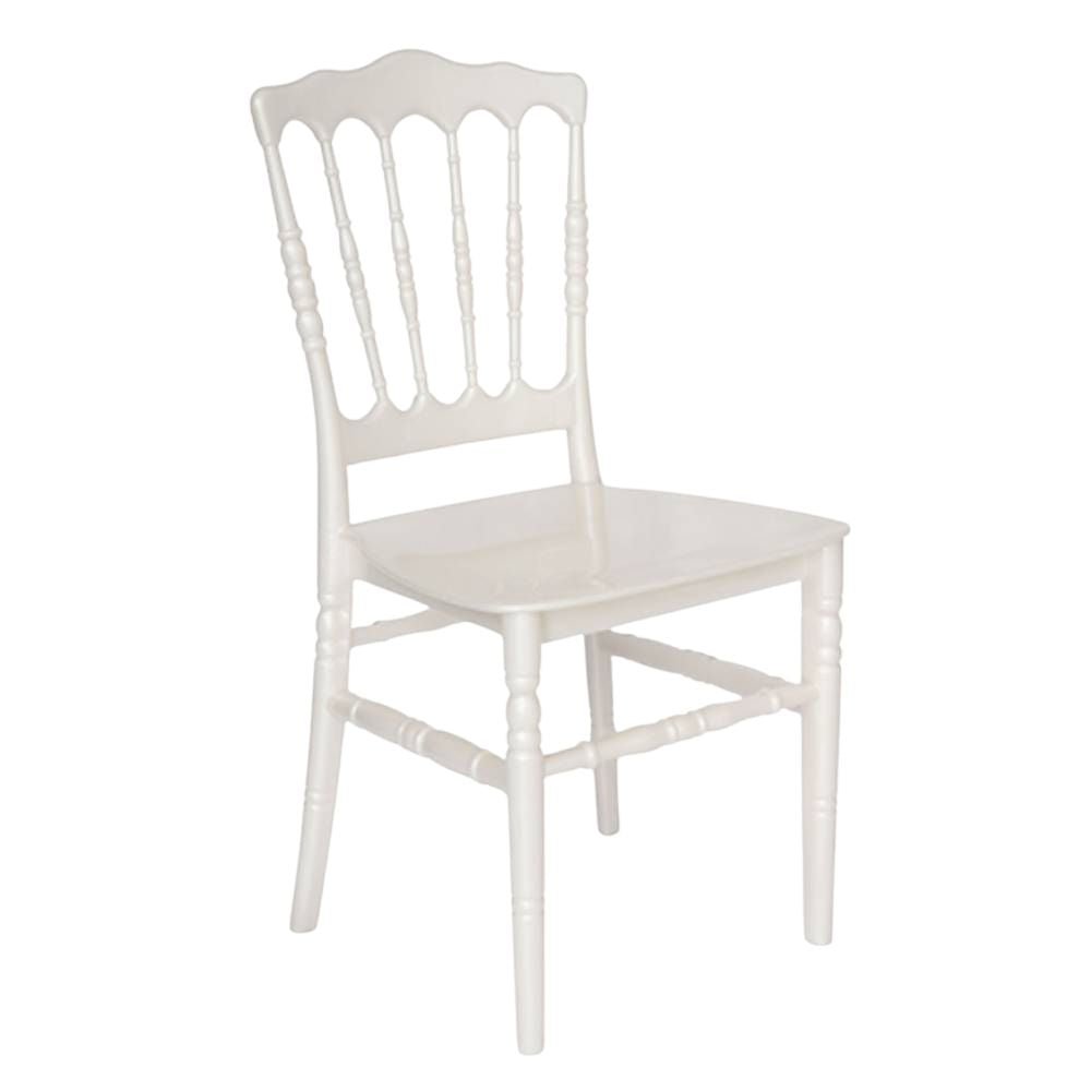 Silla Comercial Eventos y Fiestas Resistente a Rayos UV - OFFIHO VERSALLES BLANCO-OUTLET - para Ambiente Salino - Sobrestock.
Producto único