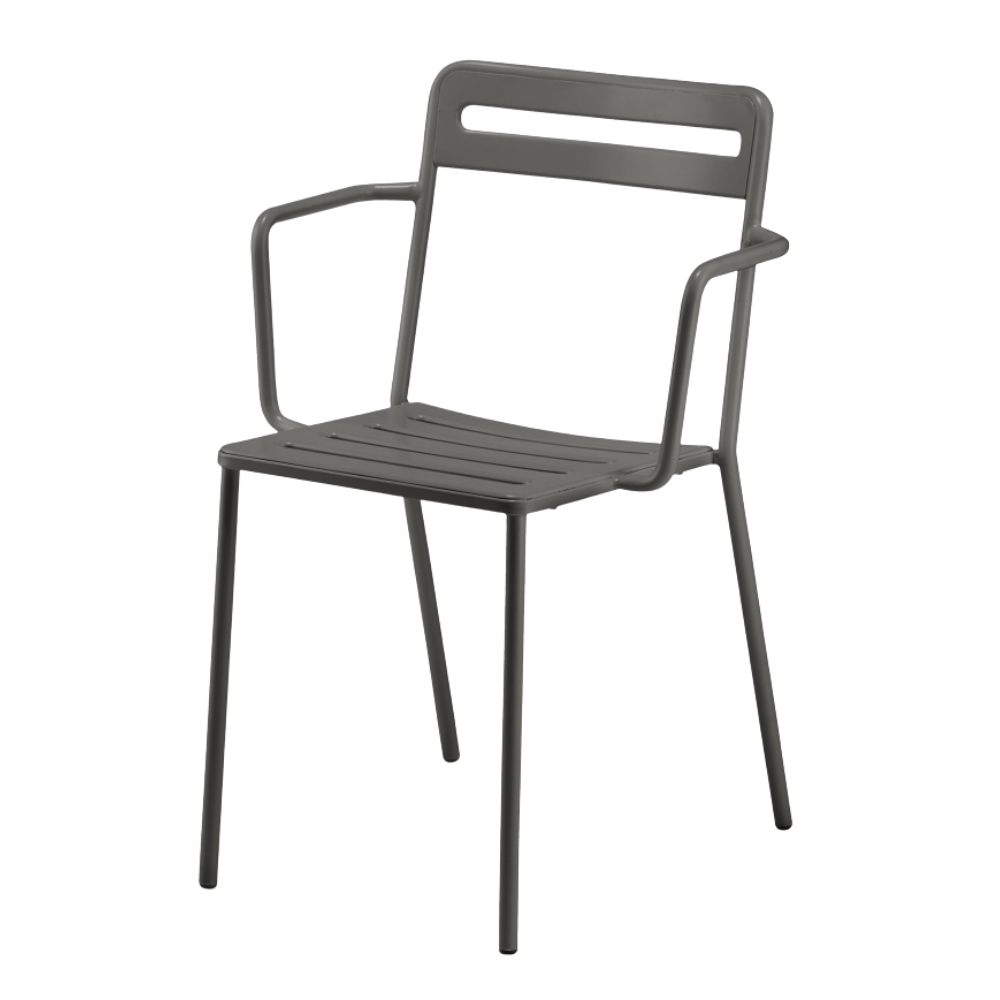 Silla para Hotel y Terraza Resistente a Rayos UV - COLOS C 1.2/4 - Varios Colores - para Ambiente Salino - C 1.2/4 - Colos - NOGAL BEAT - Sillas