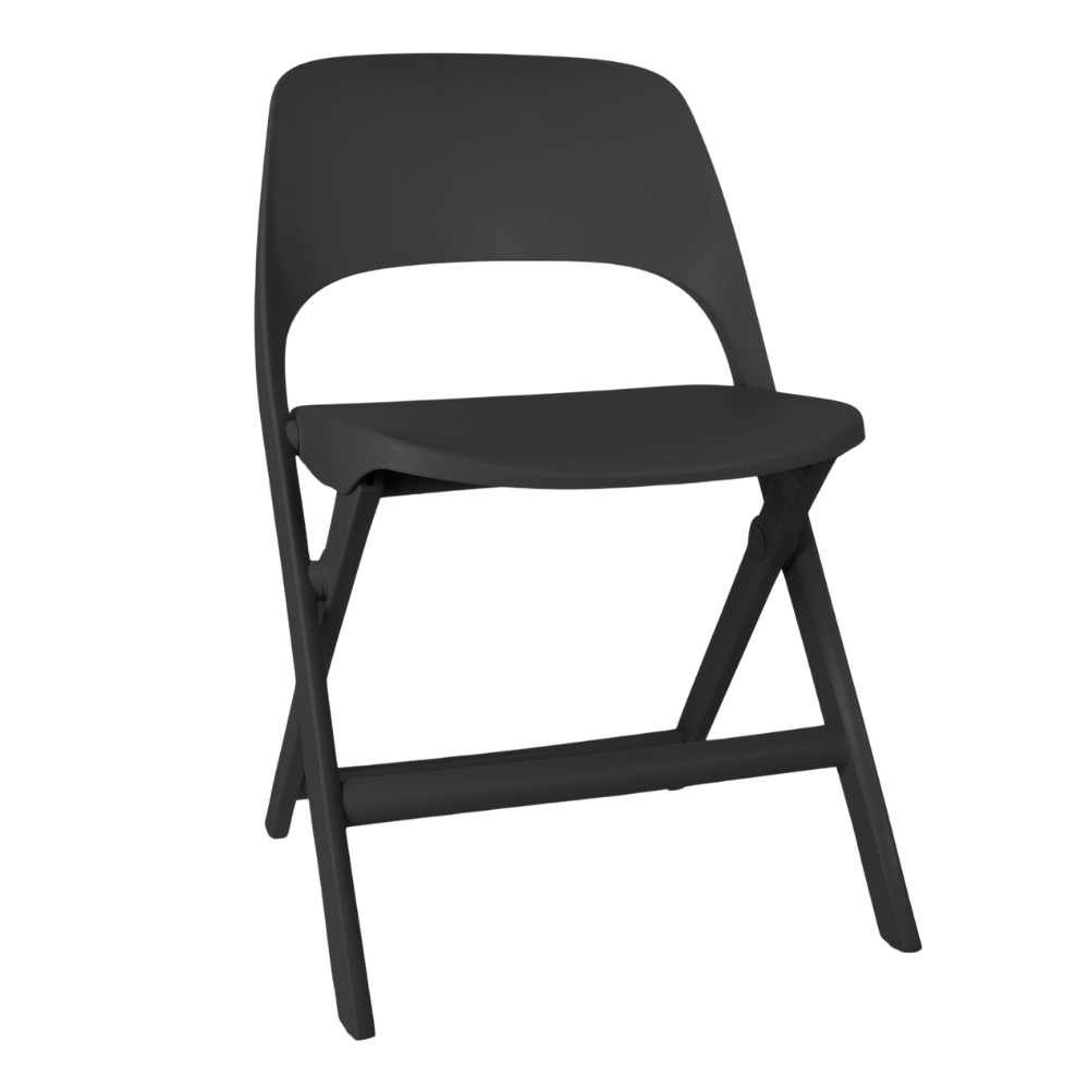 Silla para Terraza Resistente a Rayos UV - OFFIHO FOLDING OHV - 137 - Sin Brazos - Varios Colores - para Ambiente Salino - OHV - 137 - OFFIHO - NOGAL BEAT - Sillas