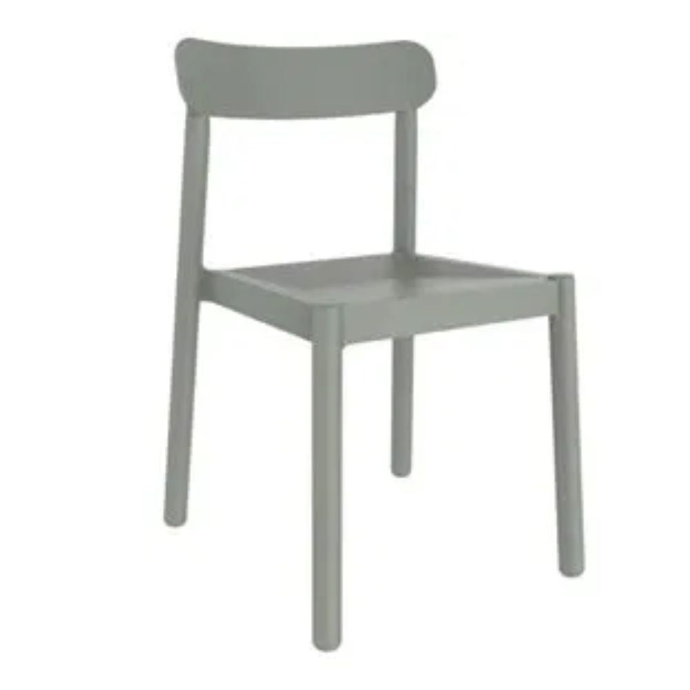 SILLA RESOL ELBA | Silla Ocasional para Cafetería Jardín | Inyectado PP | Protección UV | Interior + Exterior - 04451 - Resol - NOGAL BEAT - silla