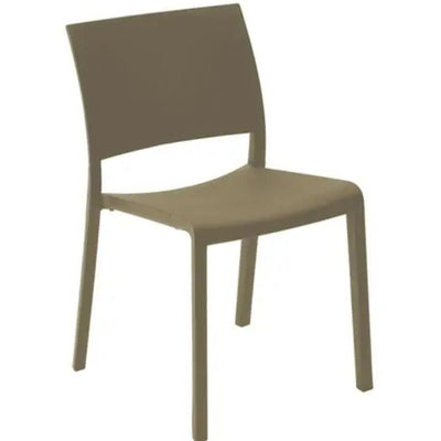 SILLA RESOL FIONA | Silla Ocasional | Fibra Vidrio | Polipropileno | Apilable | Protección UV | Interior + Exterior| - 00770 - Resol - NOGAL BEAT - Sillas