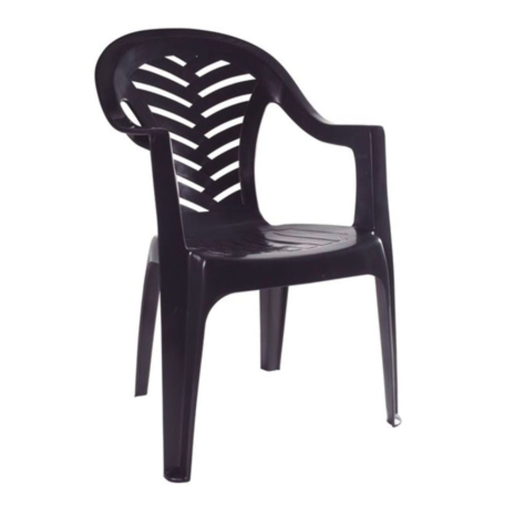 SILLA RESOL PALMA RECYCLED | Silla Ocasional para Terraza Eventos | Inyectado Polipropileno | Reciclado y Reciclable | Protección UV | Interior + Exterior - 05806 - Resol - NOGAL BEAT - silla