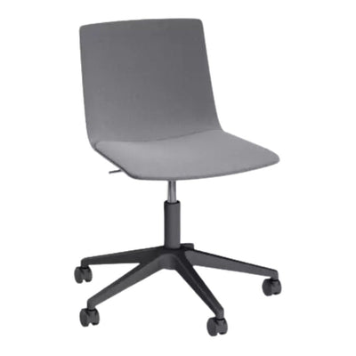 SILLA RESOL SKIN RUEDAS FULLY UPHOLSTERED | Silla Secretarial para Oficina | Inyectado en Polipropileno | Tapizado Estructura con Ruedas | Interior - 85962 + CSE13 - Resol - NOGAL BEAT - Sillas de oficina