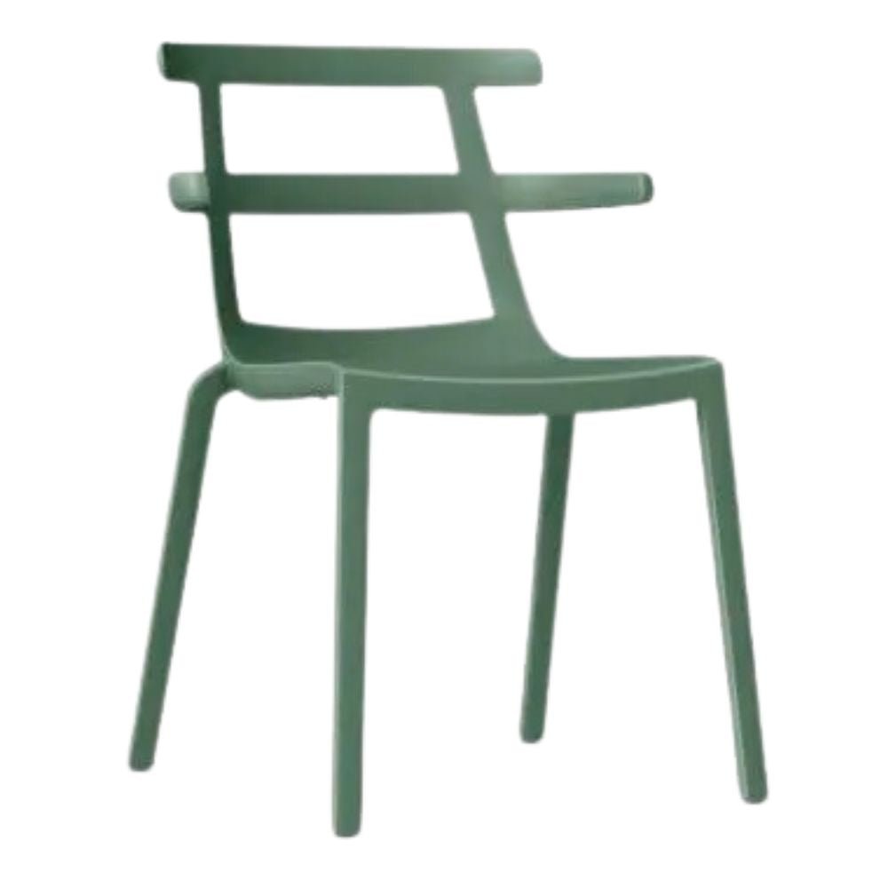 SILLA RESOL TOKYO | Silla Ocasional | Polipropileno | Fibra de Vidrio | Asistida Gas | Brazos | Interior + Exterior - 01620 - Resol - NOGAL BEAT - Sillas