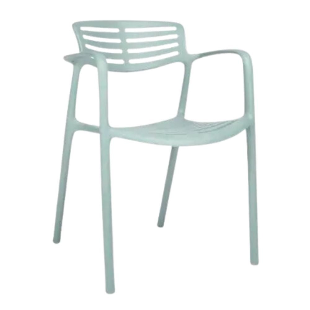 SILLA RESOL TOLEDO AIRE GREEN EDITION | Silla Ocasional | Fibra Vidrio | Polipropileno | Apilable | Reciclada | Interior + Exterior - 05499 - Resol - NOGAL BEAT - Sillas