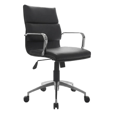 Silla Semi Ejecutiva de Oficina Privada - GEBESA LOFT - Varios Colores - Asiento y Respaldo Tapizado en Tactopiel - GDA500 - GEBESA - NOGAL BEAT - Silla Ejecutiva