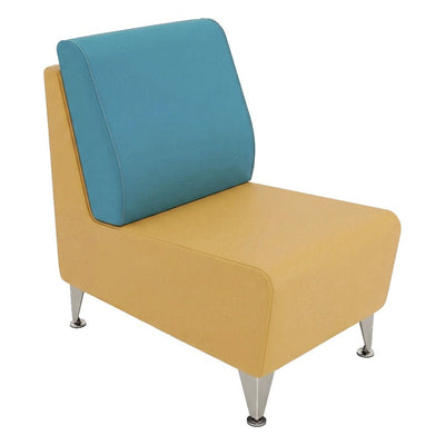 Silla sin Brazos para Lounge - GEBESA FOMCORE SOCIAL - Tapizado - GFCI053213632 - GEBESA - NOGAL BEAT - Silla Ocasional