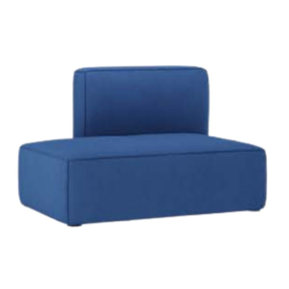 Sillón Área de Espera Modular - BRATTI NEST - Varios Colores - Diferentes Plazas - Asiento y Respaldo Hule Espuma - NEST LATERAL GRADO 1 - Bratti - NOGAL BEAT - Sillon