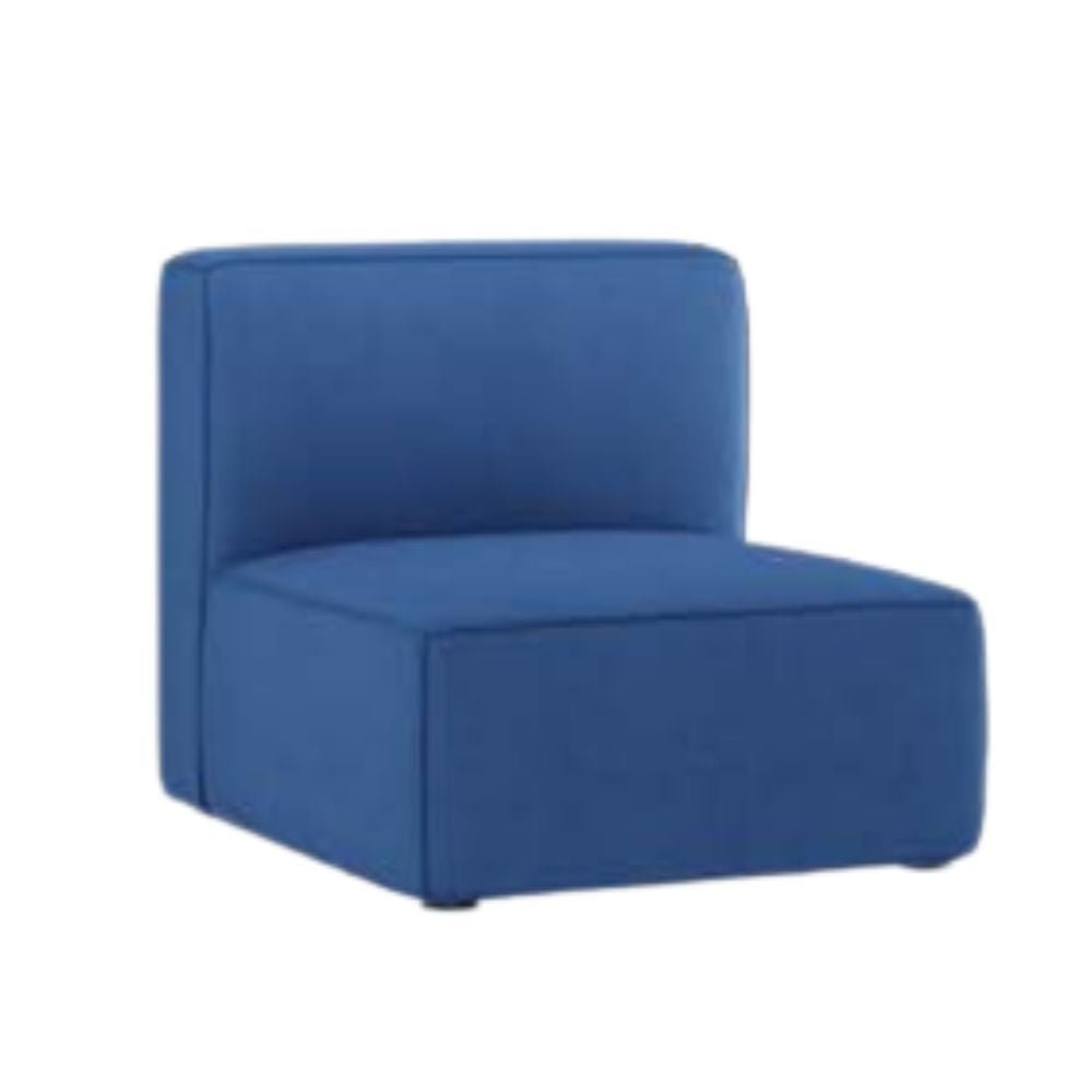 Sillón Área de Espera Modular - BRATTI NEST - Varios Colores - Diferentes Plazas - Asiento y Respaldo Hule Espuma - NEST INDIVIDUAL GRADO 1 - Bratti - NOGAL BEAT - Sillon