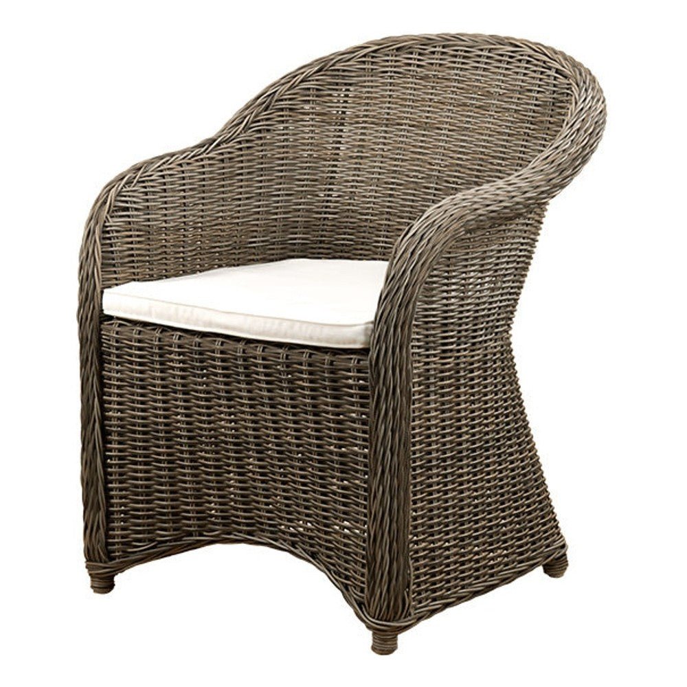 Sillón de Intemperie para Zona de Terraza - NOGAL BEAT ANTERPOWER - Varios Colores - Aluminio y Polyrattan - SILLÓN ANTERPOWER Banana - CAMCO - NOGAL BEAT - Sofá de Terraza