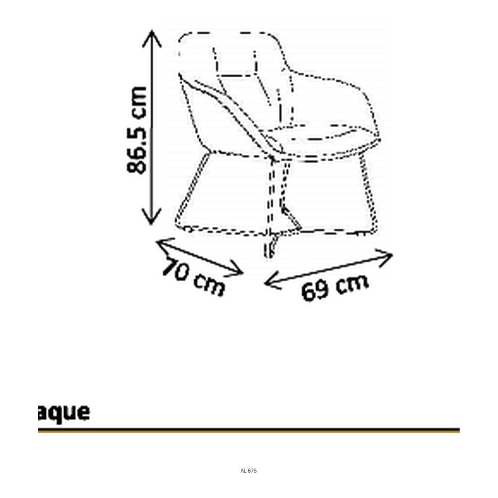Sillón de Oficina de Visita - VERSA ALTUS KENT - Estructura Aluminio - Base Trineo Acero Pintado Negro - AL-675S - VERSA - NOGAL BEAT - Silla de Visita