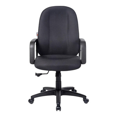Sillón de Oficina Ejecutivo - VERSA ALTUS KOMFORT - Estructura Aluminio - Asiento y Respaldo Tapizados en Tela Forma Ergonómica - AL-470 - VERSA - NOGAL BEAT - Silla Ejecutiva