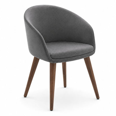 Sillón de Recepción 1 Plaza - LABENZE GALA - Varios Colores - Tapizado con Respaldo y Descansabrazos - 155-33000-000 GRADO 0 - Labenze - NOGAL BEAT - Sillón Ocasional