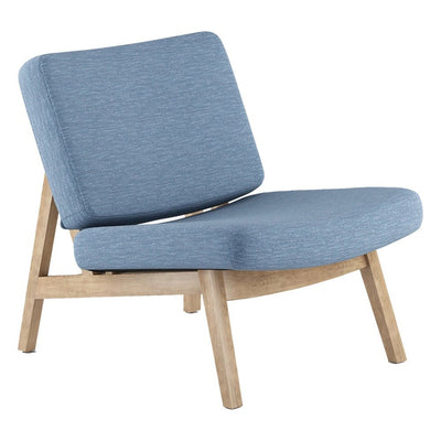 Sillón Lounge para Lounge - GEBESA GRC ANDY - Frente 66 cm - Estructura de Haya y Asiento Tapizado - GGRA280 - GEBESA - NOGAL BEAT - Sillón Ocasional