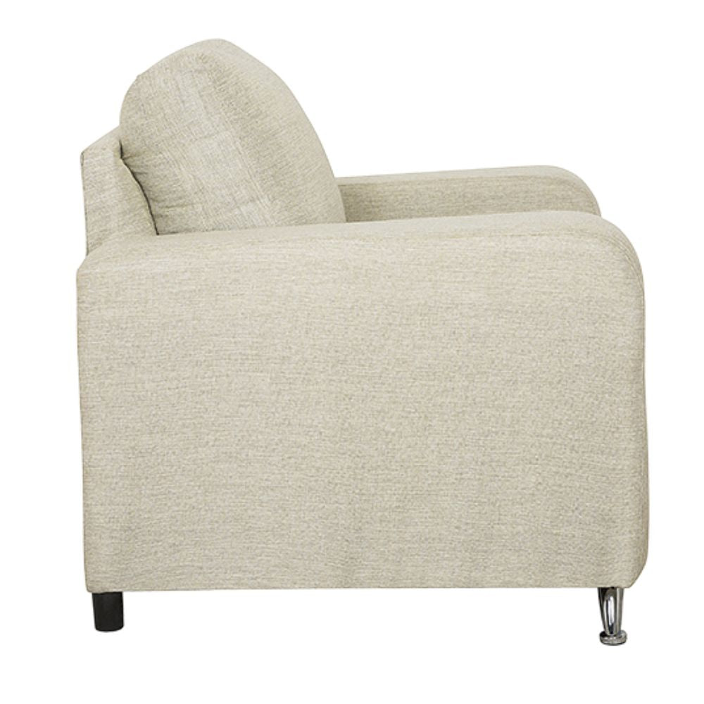 SILLÓN NOGAL BEAT LUTECIA 1P | Sillón para Sala de Estar | Estructura en Madera Patas Combinadas | Tapiz Hule Espuma | Interior - LUTECIA 1P - ALBAR - NOGAL BEAT - Sillon