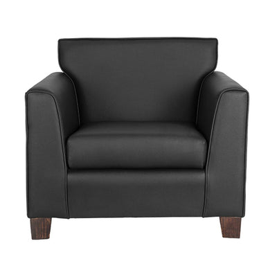 SILLÓN NOGAL BEAT MONACO 1P | Sillón para Sala de Estar | Estructura y Patas en Madera | Tapiz Hule Espuma | Interior - MONACO 1P - ALBAR - NOGAL BEAT -