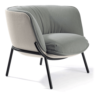 Sillón Ocasional - INFINITI BOMBOM - Varios Colores - Estructura en Poliuretano Expandido en Frío - Tapizado en Tela - 112-75000 GRADO 0 - Infiniti - NOGAL BEAT - Sillón Ocasional