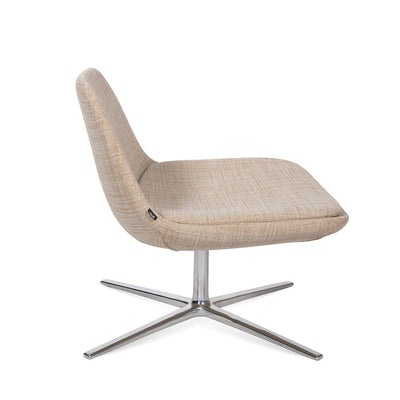 Sillón Ocasional - INFINITI PURE LOOP LOUNGE - Varios Colores - Base de Aluminio Cromado - Tapizado en Tela - 112-33200-000 GRADO 0 - Infiniti - NOGAL BEAT - Sillón Ocasional
