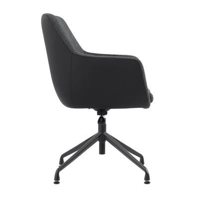 Sillón Ocasional para Áreas de Espera - OFFIHO TRIPOLI OHV - 2005 - Negro - Asiento y Respaldo Tapizados - OHV - 2005negro - OFFIHO - NOGAL BEAT - Sillas de Oficina