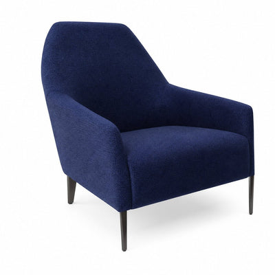Sillón Ocasional Sweep Tapizado en Sintético Lux o Tela - VERSA OFFSET - Con Patas Metálicas Gris Oxford - VO-530F - VERSA - NOGAL BEAT - Sillón Ocasional
