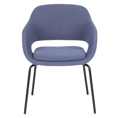 Sillón Para Recepción y Área De Espera - BRATTI VIBE 4 PUNTAS - Varios Colores - Tapizado - Bratti - NOGAL BEAT - silla