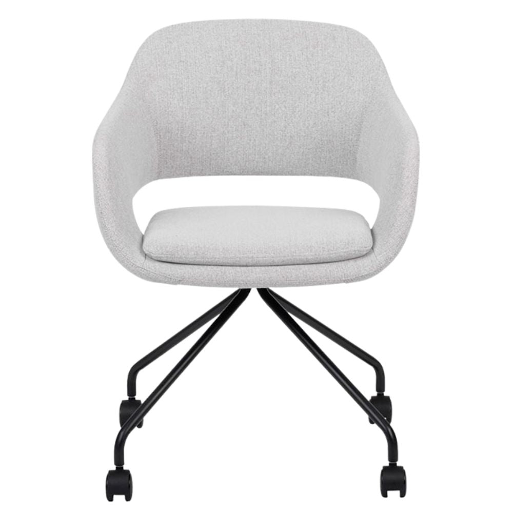 Sillón Para Recepción y Área De Espera - BRATTI Vibe Rodajas - Varios Colores - Tapizado - Bratti - NOGAL BEAT - silla
