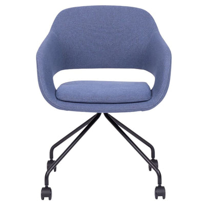 Sillón Para Recepción y Área De Espera - BRATTI Vibe Rodajas - Varios Colores - Tapizado - Bratti - NOGAL BEAT - silla