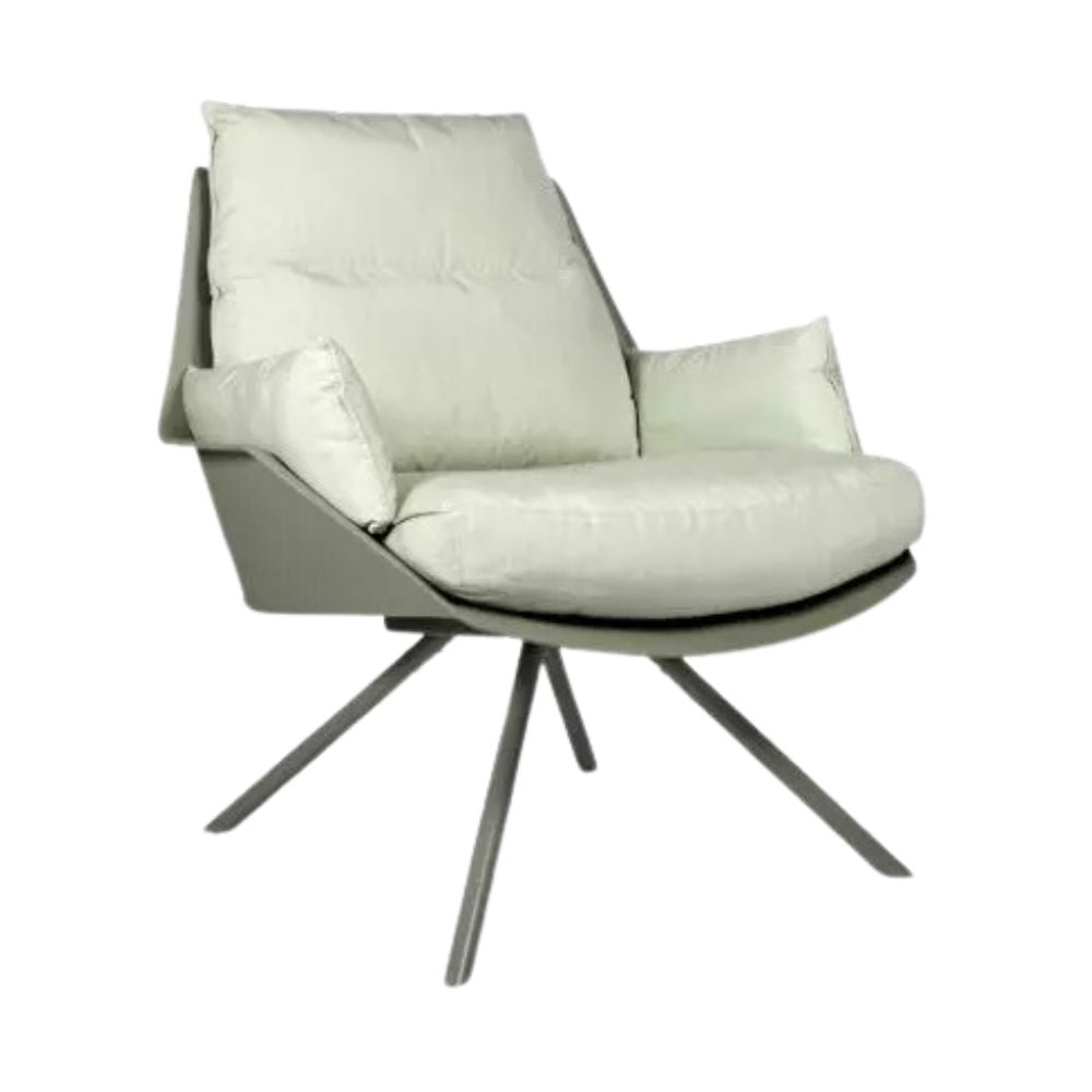 SILLÓN RESOL ANOU | Sillón Ocasional para Sala de Estar | Inyectada Polipropileno Fibra Vidrio | Estructura Acero Pintado | Interior + Exterior - 70130 - Resol - NOGAL BEAT - Sillon