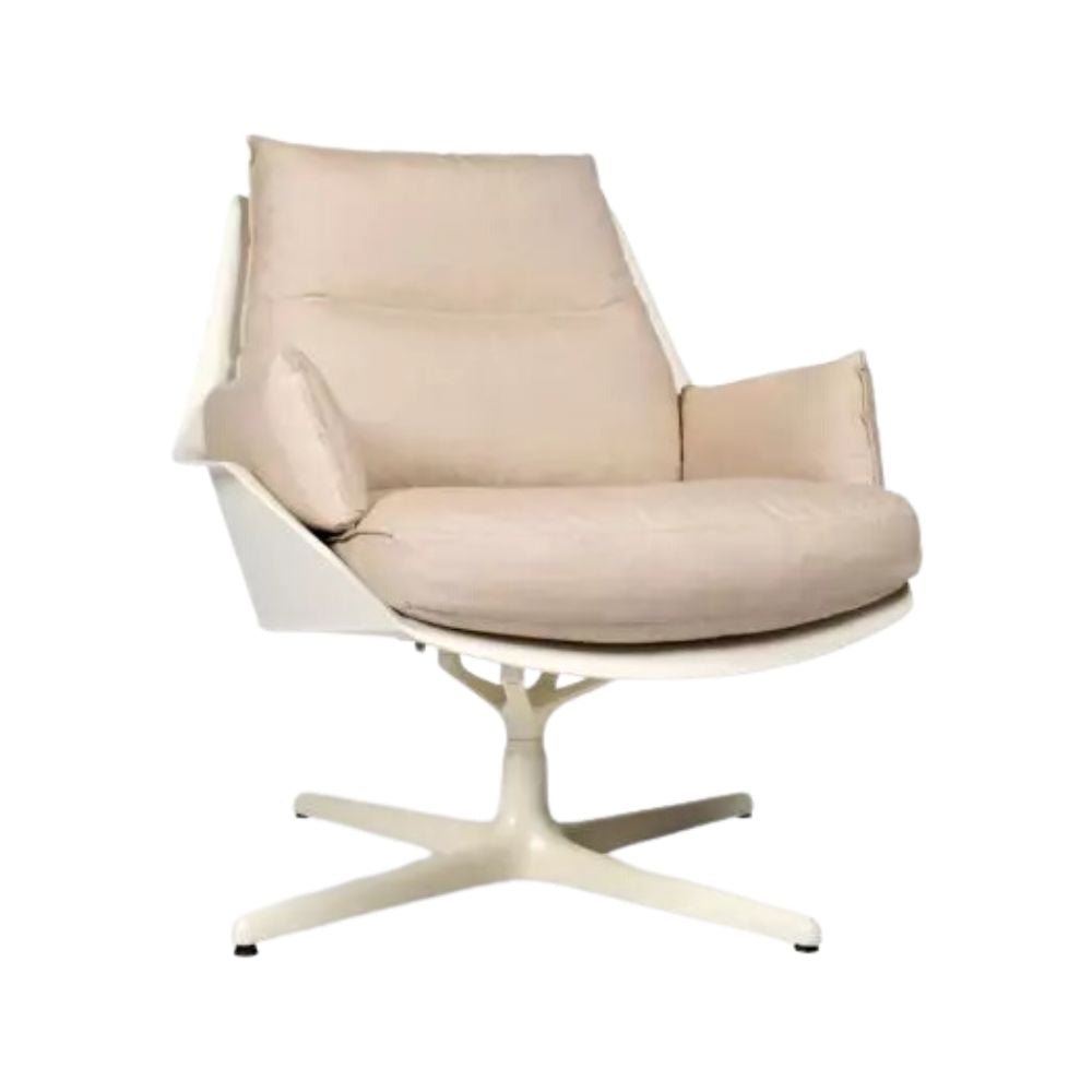 SILLÓN RESOL ANOU TOLEDO | Sillón Ocasional para Sala de Estar | Inyectada Polipropileno Fibra Vidrio | Estructura Aluminio Pintado | Interior + Exterior - 70141 - Resol - NOGAL BEAT - Sillon