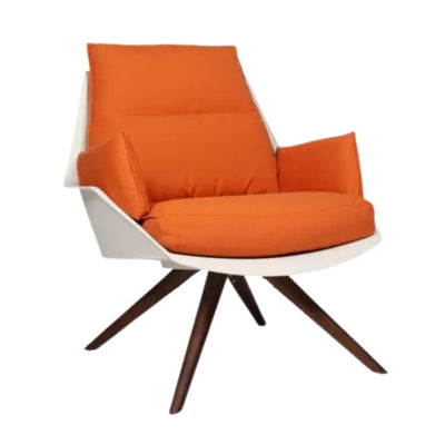 SILLÓN RESOL ANOU WOOD | Sillón Ocasional para Sala de Estar | Inyectada Polipropileno Fibra Vidrio | Estructura Hierro Patas Madera | Interior + Exterior - 70136 - Resol - NOGAL BEAT - Sillon