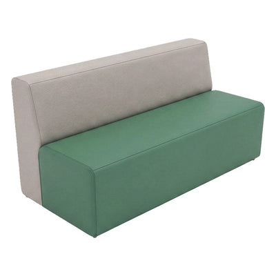 Sofá Lineal para Sala de Espera - GEBESA FOMCORE ARMLESS - Frente 150 cm - Alto 83 cm - Tapizado - GFCA019603133 - GEBESA - NOGAL BEAT - Sillón Ocasional