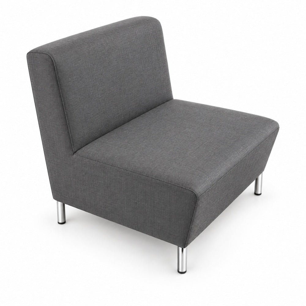 Sofá Modular Mossa - VERSA OFFSET MOSSA SOFA - Frente 80 cm - VO-632F - VERSA - NOGAL BEAT - Sillón Ocasional