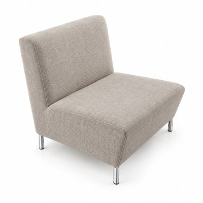 Sofá Modular Mossa - VERSA OFFSET MOSSA SOFA - Frente 80 cm - VO-632S - VERSA - NOGAL BEAT - Sillón Ocasional