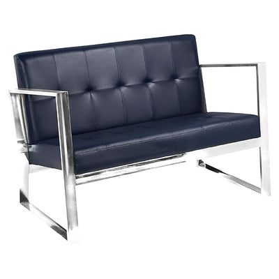 SOFÁ NOGAL BEAT BERLIN 2P C | Sofá para Sala de Estar | Base Metálica Rectangular | Tapiz Hule Espuma | Interior - BERLIN 2P C - ALBAR - NOGAL BEAT - Sillon