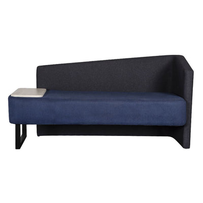 SOFÁ NOGAL BEAT KASSEL 2P | Sofá para Sala de Estar | Pata Metálica Tubo Cuadrado Pintada | Tapiz Hule Espuma | Interior - KASSEL 2P - ALBAR - NOGAL BEAT - Sillon