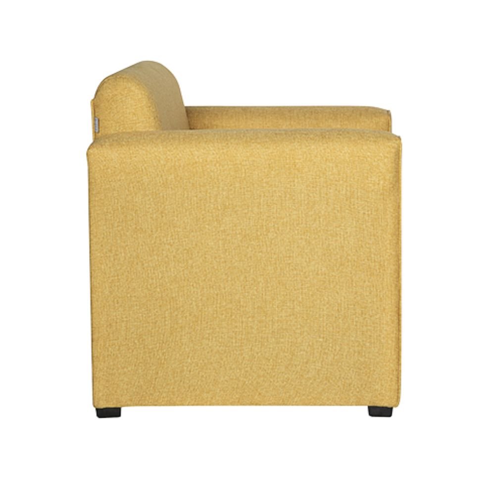 SOFÁ NOGAL BEAT MILAN 1P | Sofá para Sala de Estar | Estructura en Madera de Pino | Tapiz Hule Espuma | Interior - MILAN 1P - ALBAR - NOGAL BEAT - Sillon