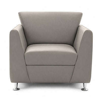 Sofá para Área Lounge - GEBESA PRISMA - 1 Plaza - Asiento y Respaldo Tapizado - GDP280P1TP - GEBESA - NOGAL BEAT - Sillón Ocasional