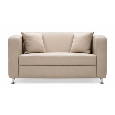 Sofá para Sala de Espera - GEBESA JET - 2 Plazas - Asiento y Respaldo Tapizado - GDJ280P2TP - GEBESA - NOGAL BEAT - Sillón Ocasional