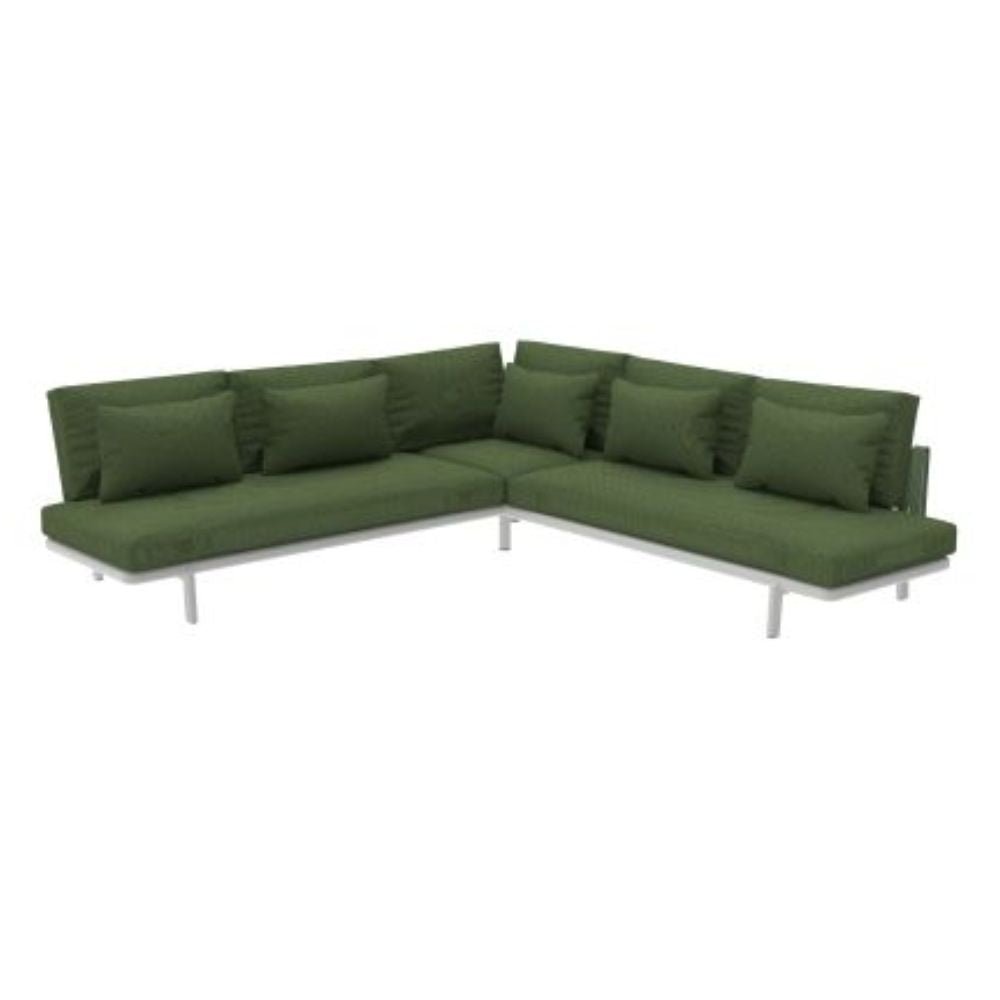 SOFÁ RESOL ANTHEA SYSTEM A | Sofá para Sala de Estar | Estructura de Aluminio Lacada | Cojines y Tapizados Idóneos para Exterior | Interior + Exterior - 70148 - Resol - NOGAL BEAT - Sillon