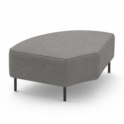 Taburete Modular Mossa - VERSA OFFSET MOSSA TABURETE - Frente 100 cm - VO-644 - VERSA - NOGAL BEAT - Taburete