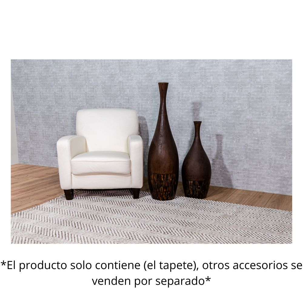 Tapete Decorativo Para Oficina - LAVIN BALLY N2003 - Arena - Rectangular - N2003 - 60 x 90 - LAVIN - NOGAL BEAT - Tapetes