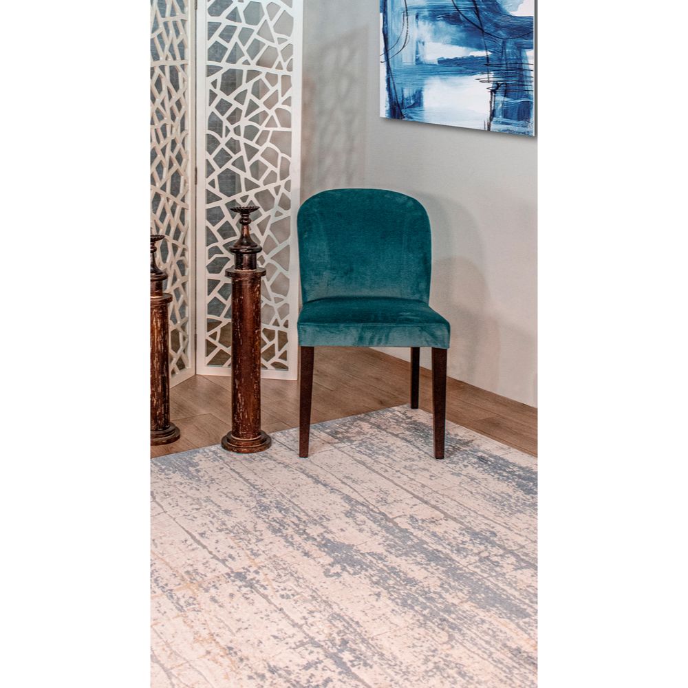 TAPETE LAVIN MARDIN T4005 | Tapete Decorativo para Recepción Hotel Hogar Departamento Sala | AZUL CREMA | Varias Medidas | Rectangular | Interior - T4005-60x90 - LAVIN - NOGAL BEAT - Tapetes