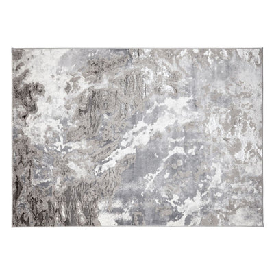 TAPETE LAVIN SAMIRA U5005 | Tapete Decorativo para Recepción Hotel Hogar Departamento Sala | GRIS PLATA | Varias Medidas | Rectangular | Interior - U5005-60 x 90 - LAVIN - NOGAL BEAT - Tapetes